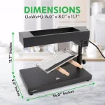 NutriChef Raclette Cheese Melter with Adjustable Grilling Plate and Stainless Steel Construction thumbnail 2