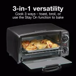 Proctor Silex 31118 4-Slice Toaster Oven Broiler, 1000W, Black thumbnail 4
