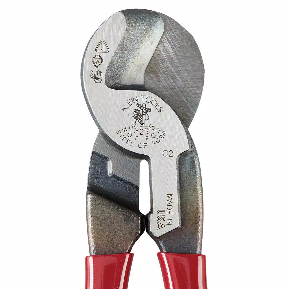 Klein Tools High-Leverage Cable Cutter for Aluminum, Copper, and Communications Cable