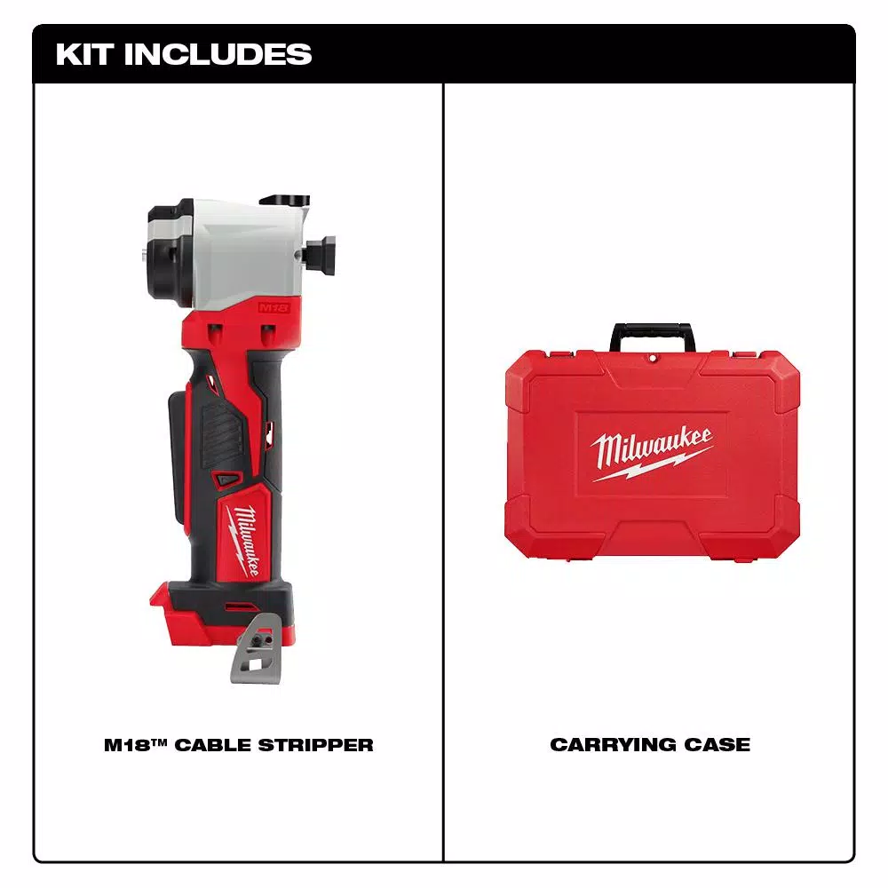 Milwaukee M18 18V Lithium-Ion Cordless Cable Stripper, Tool-Only
