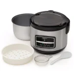 Presto 16-Cup Stainless Steel Rice Cooker with Non-Stick Pot and Steaming Basket thumbnail 4