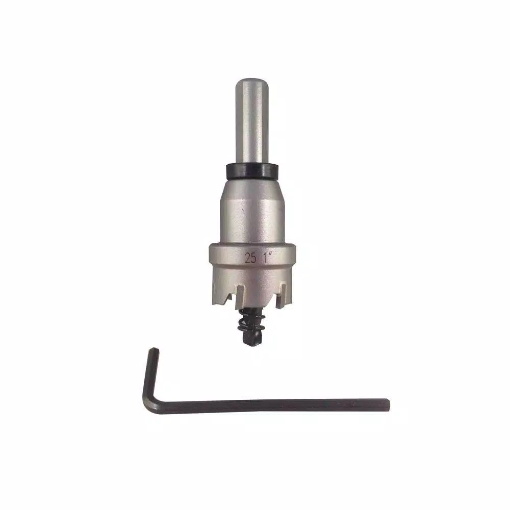 BLU-MOL 1 in. Tungsten Carbide Hole Saw Cutter for Metal, Stainless Steel & Aluminum
