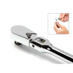 TEKTON 1/2 in. Drive 14 in. Flex Head Bent Handle Ratchet, 90-Tooth thumbnail 6