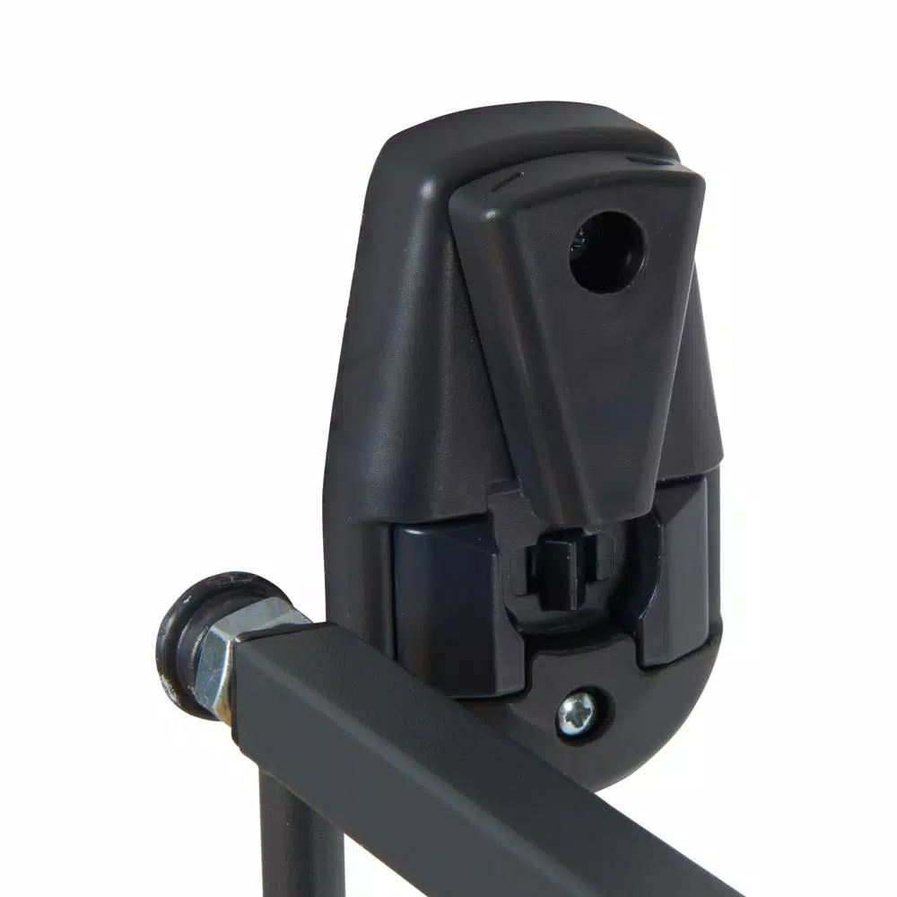 Munchkin Push to Close Safety Gate, Hardware Mounted, 29 in. Tall, Dark Grey