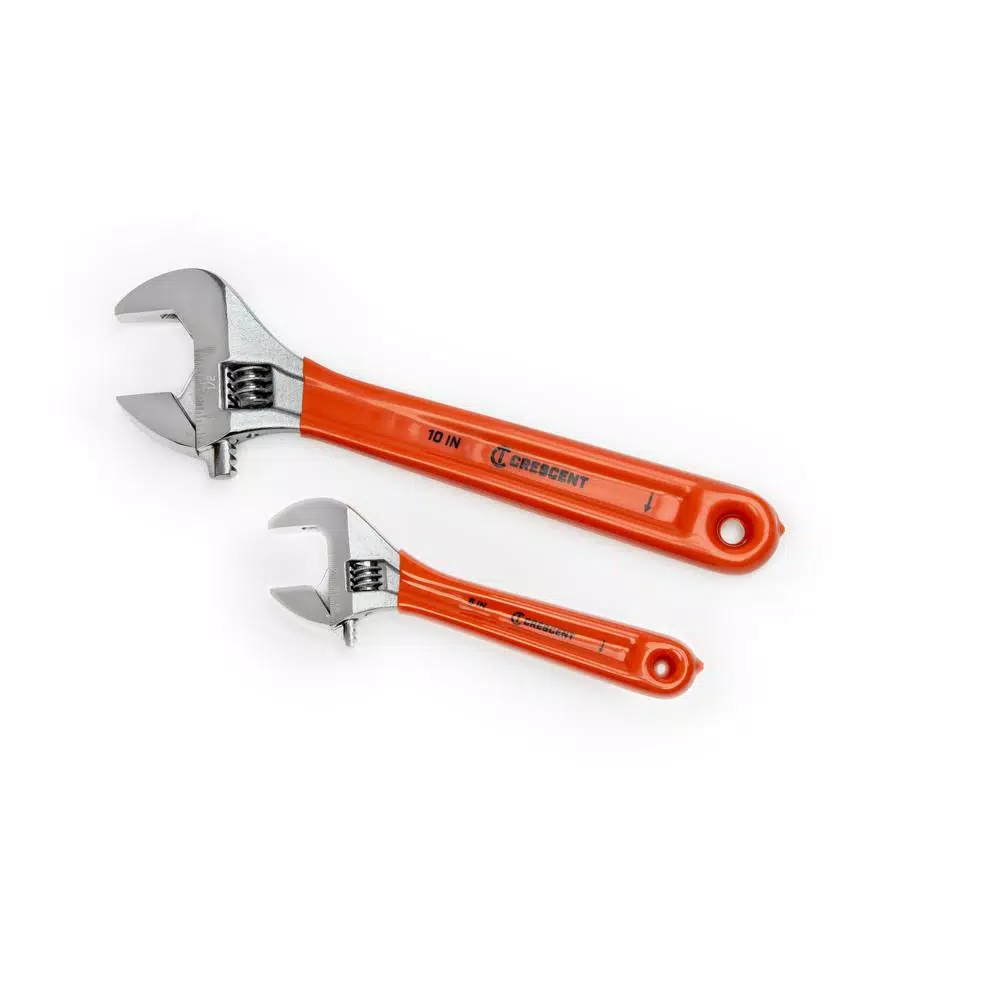 Crescent 2-Piece Adjustable Wrench Set, 6 in. and 10 in.