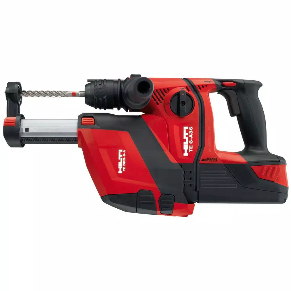 Hilti TE 6-A36 36V Cordless SDS Plus Rotary Hammer Drill with DRS Dust Removal Kit
