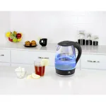 Kalorik 7-Cup Black Stainless Steel Cordless Electric Kettle with Auto Shut-Off thumbnail 4