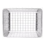 Spectrum Macklin Medium Metal Storage Basket, Zinc Plated Steel with Label Plate thumbnail 3