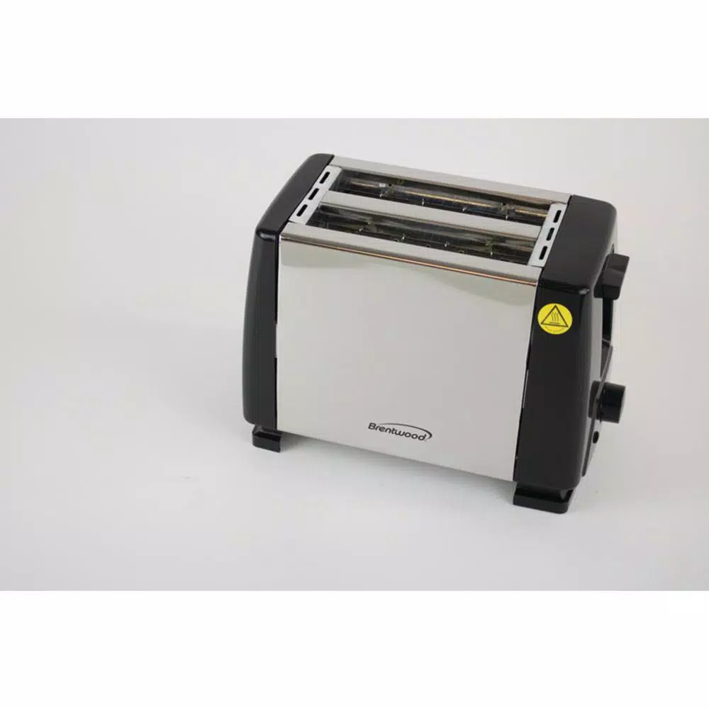 Brentwood Appliances 2-Slice Black Extra-Wide Slot Toaster