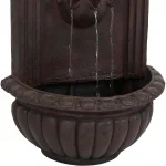 Sunnydaze Decor Florence Iron Electric Outdoor Wall Fountain, Bronze thumbnail 6