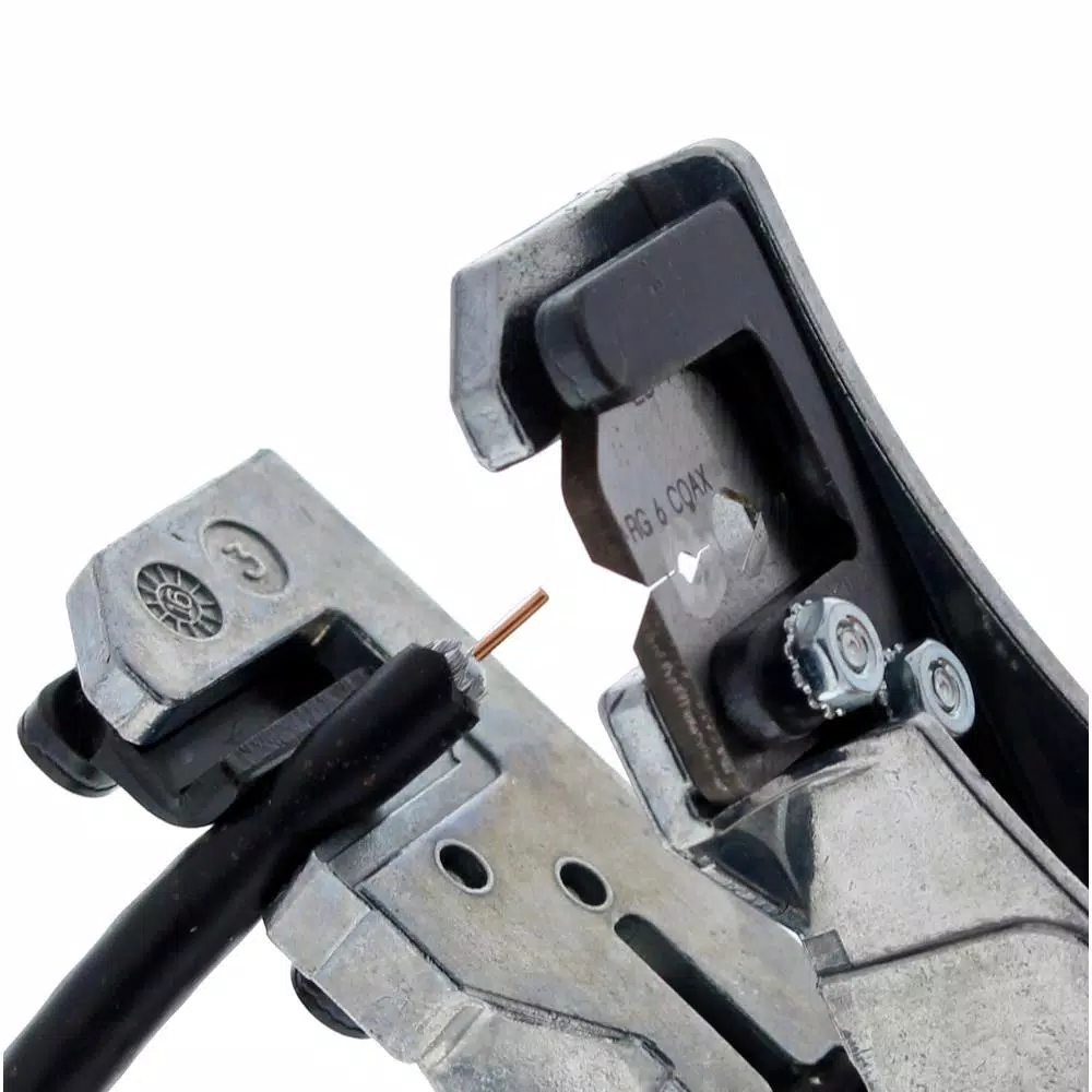Ideal Stripmaster RG-6 Coaxial Cable Stripper, Heavy Duty Zinc Die Cast Hand Tool