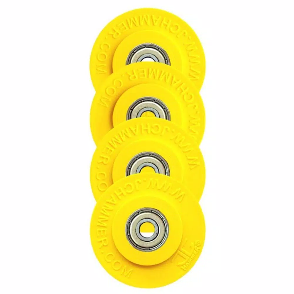JC Hammer 2 in. Screening Wheels Pro Pack, 4-Pack Replacement Wheels for Spline Sizes 065-260