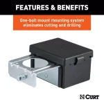 CURT Lockable Breakaway Battery Case with Metal Mounting Bracket thumbnail 6