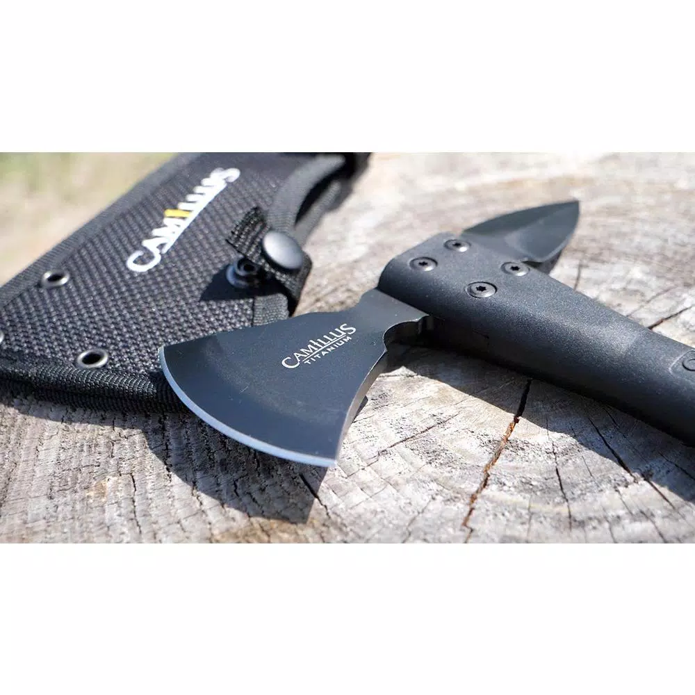 Camillus Ravenous Titanium Bonded Hatchet with Ballistic Nylon Sheath