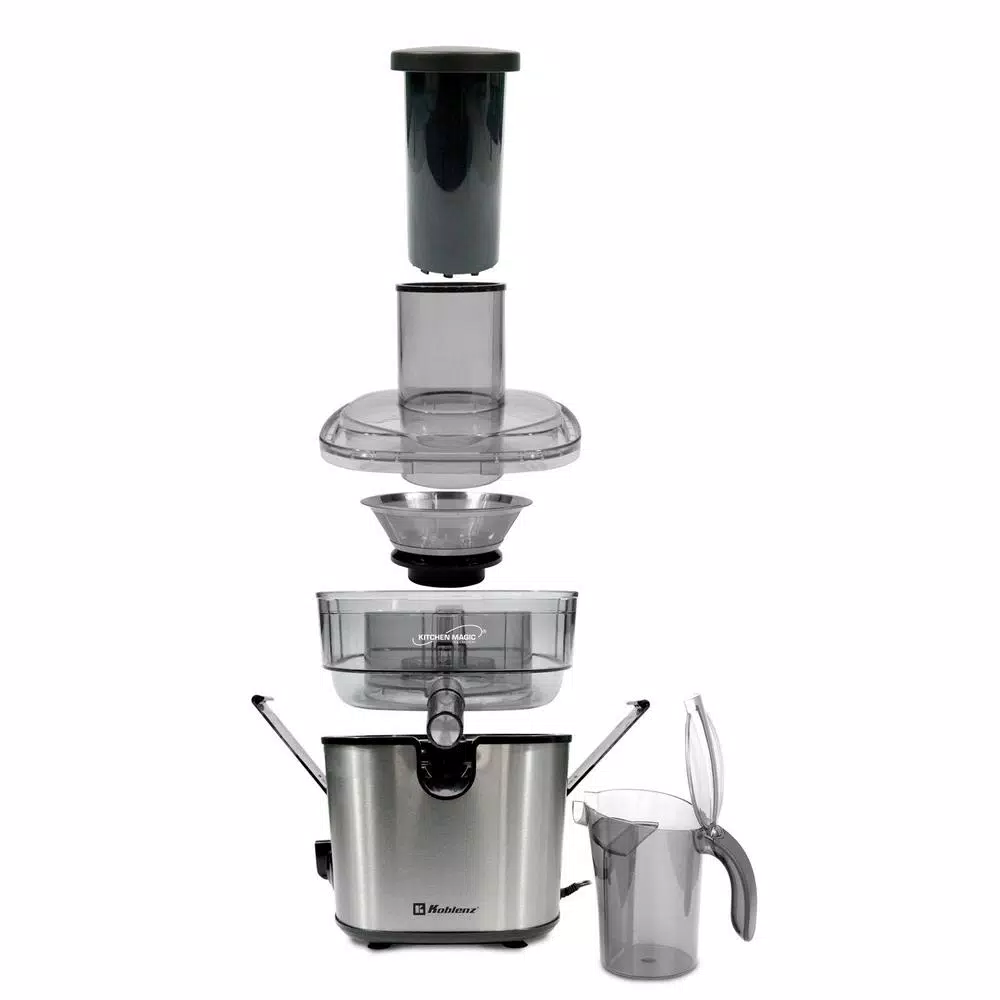 Koblenz Kitchen Magic Collection 2-Speed Juice Extractor, 50 oz. Capacity, Black