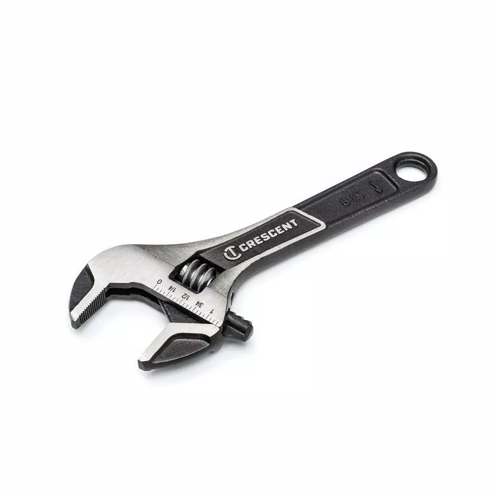 Crescent 4-Piece Adjustable Wrench Set, 6 in. and 10 in. Wide Jaw and Normal Jaw