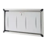 Foundations Horizontal Recessed Baby Changing Station with Stainless Steel Frame thumbnail 3
