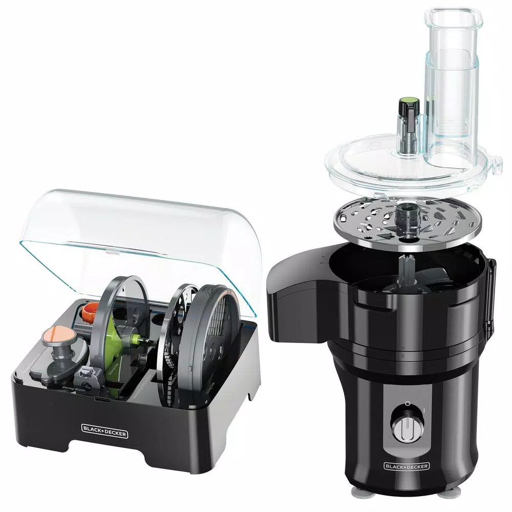 BLACK+DECKER MultiPrep 150W Electric Food Chopper, Slicer, and Dicer