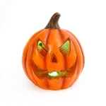 Gerson Electric Smoking Jack-O-Lantern Halloween Tabletop Decor - 14.3 in. H thumbnail 1