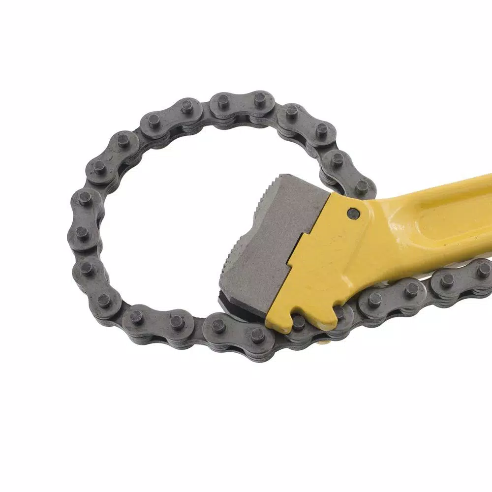 Steel Dragon Tools 18 in. Chain Pipe Wrench with Forged I-Beam Handle