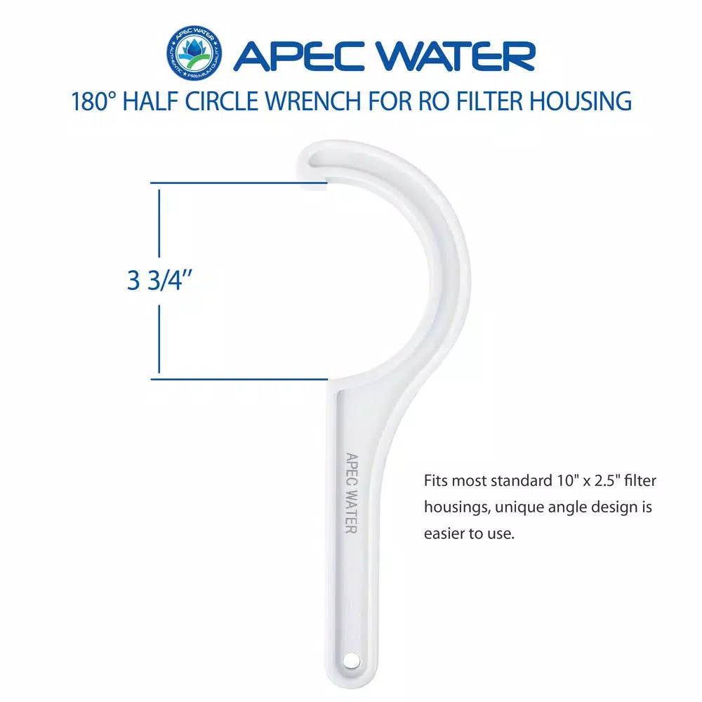 APEC Water Systems APEC 180° Half-Circle Water Filter Housing Wrench for 10 in. Standard Under Sink Systems