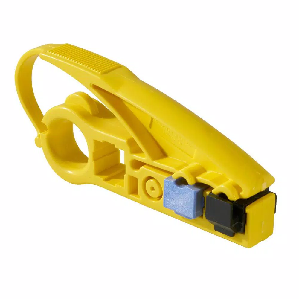 Klein Tools Coax Explorer 2 Cable Tester and Dual-Cartridge Radial Cable Stripper 2-Piece Set