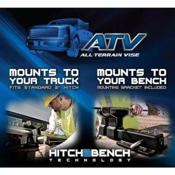 Wilton All-Terrain ATV 6 in. Vise, 2 in. Hitch Mount & Bench Mountable