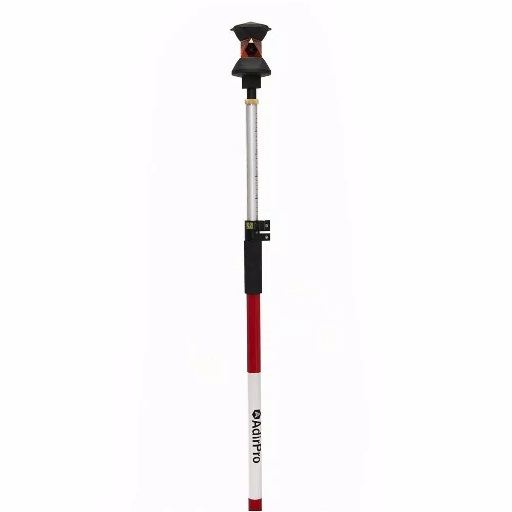 AdirPro 360-Degree Prism Kit with Padded Case & Glass Protector - Equivalent to Leica GRZ4