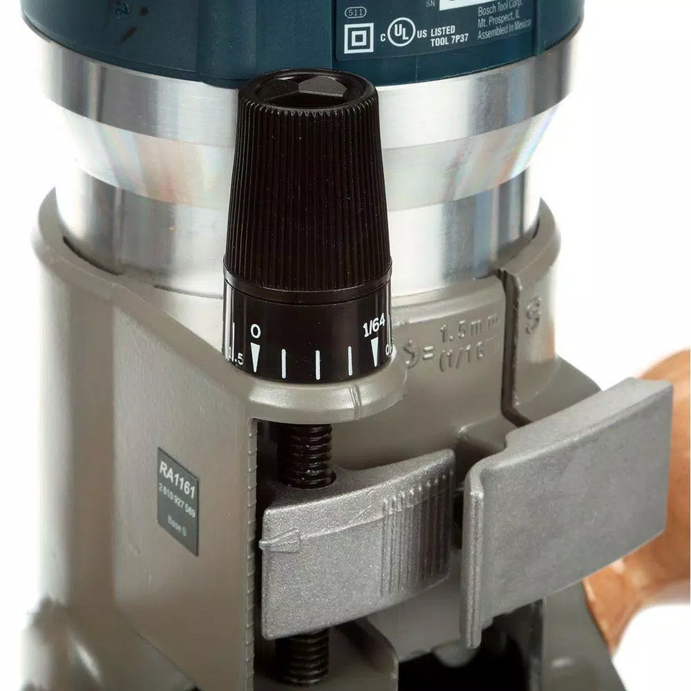 Bosch 2.25 HP Fixed-Base Router, 12 Amp Variable Speed Corded Electronic Router