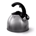 Mr. Coffee Steamline 2 Qt. Stainless Steel Tea Kettle with Whistle, Gray thumbnail 1