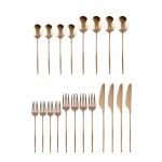 Cambridge Silversmiths Gaze Copper Mirror 20-Piece Flatware Set, Service for 4 thumbnail 2
