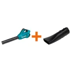 Makita 36V (18V x2) LXT Brushless Cordless Handheld Leaf Blower with Flat End Nozzle thumbnail 1