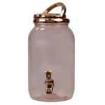 Unbranded 1 Gal. Plastic Beverage Dispenser with Spigot - Gold Beverage Serveware thumbnail 1
