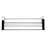 ALFI BRAND 25.88 in. Modern Wall Mount Towel Rack with Shelf, Polished Chrome thumbnail 5