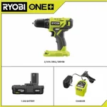RYOBI 18V ONE+ 3/8 in. Cordless Drill/Driver Kit with 1.5 Ah Battery and Charger thumbnail 2