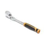 GearWrench 1/4 in. Drive 90-Tooth Dual Material Flex Head Teardrop Ratchet, 8 in. thumbnail 3