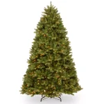 National Tree Company 6 ft. Newberry Spruce Feel Real Artificial Christmas Tree with 600 Clear Lights thumbnail 1