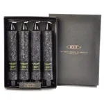 ROOT CANDLES A.I. Root 7 in. Timberline Collenette Black Taper Dinner Candles, Box of 4 thumbnail 1
