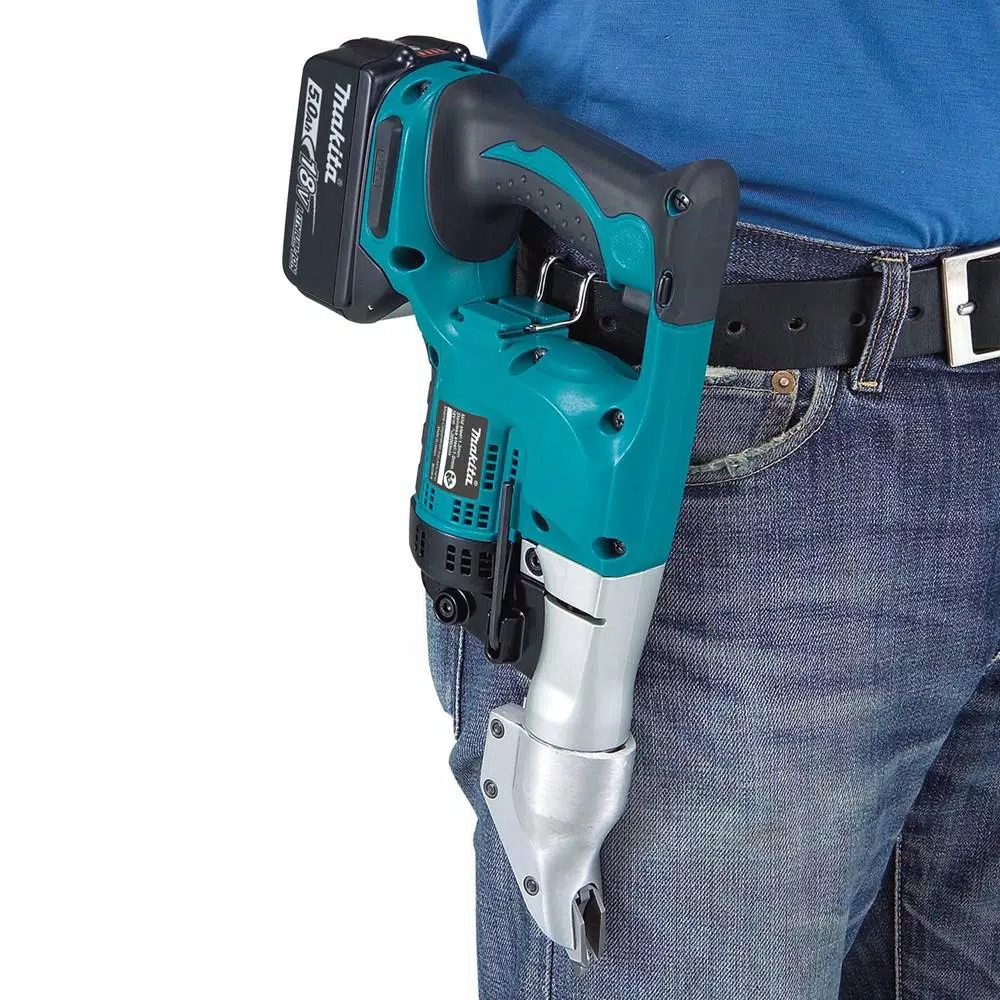 Makita 18V LXT Cordless 18-Gauge Straight Shear Kit with Two 5.0Ah Batteries and Charger
