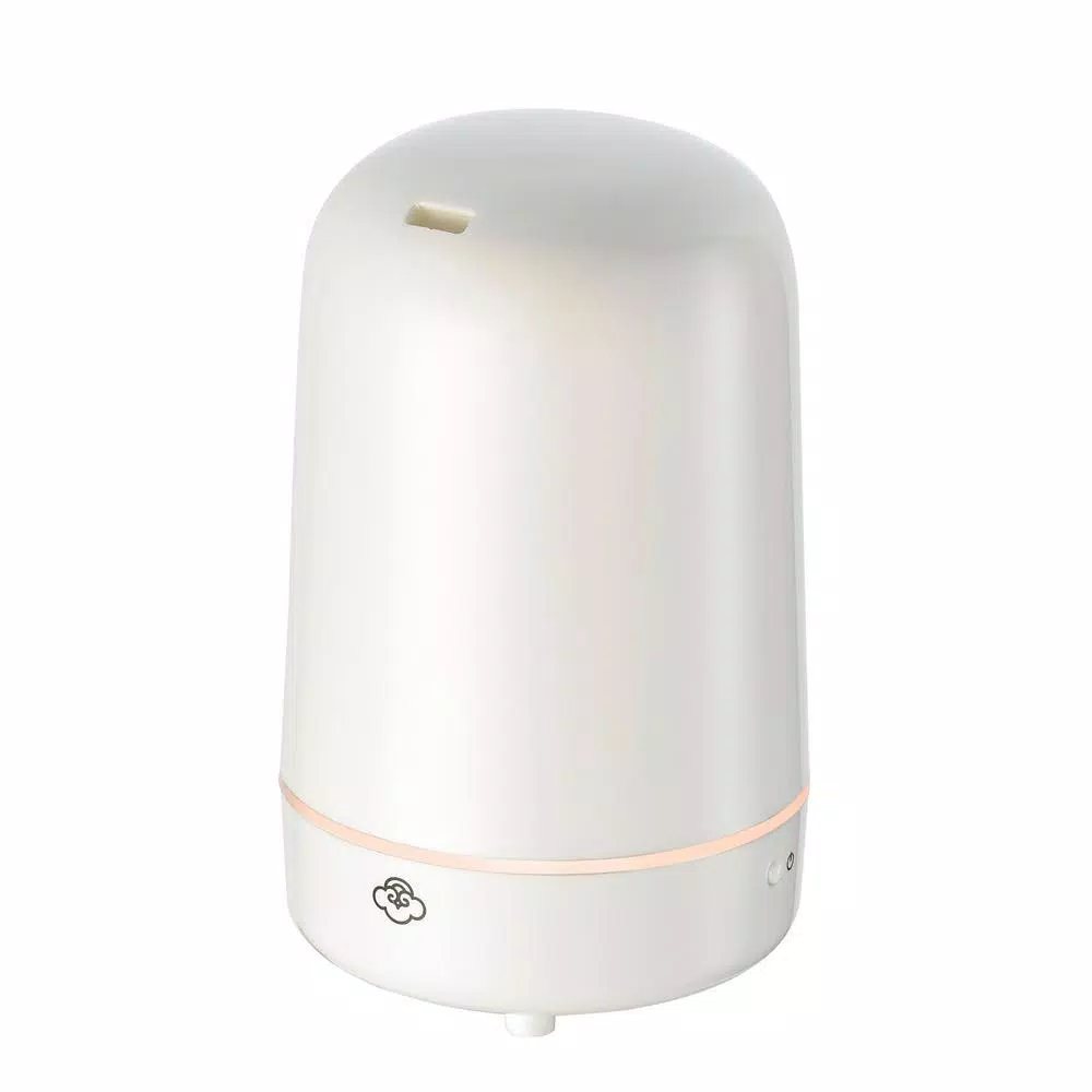 Serene House Light House White Ultrasonic Aromatherapy Oil Diffuser with Ambient LED Light