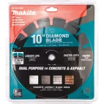 Makita 10 in. Segmented Rim Dual Purpose Diamond Blade for Concrete and Masonry thumbnail 2