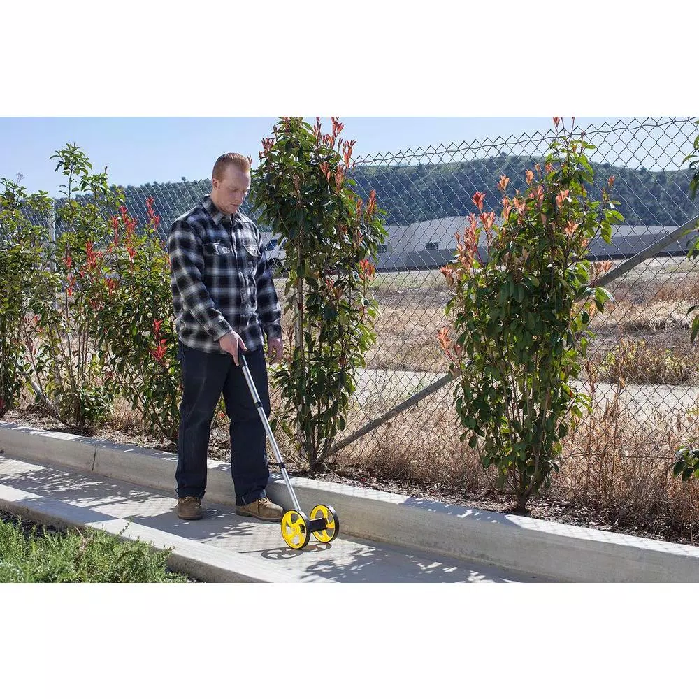 TR Industrial 6 in. Aluminum Collapsible Measuring Wheel, Up to 9,999 ft.