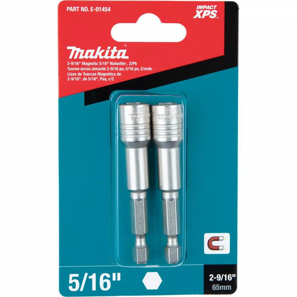 Makita IMPACT XPS 5/16 in. Magnetic Nutsetter, 1/4 in. Hex Shank (2-Pack)