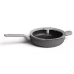 BergHOFF Leo 3.1 qt. Aluminum Nonstick Saute Pan with Glass Lid, Grey thumbnail 1