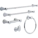 Delta Lahara Polished Chrome Toilet Paper Holder thumbnail 2