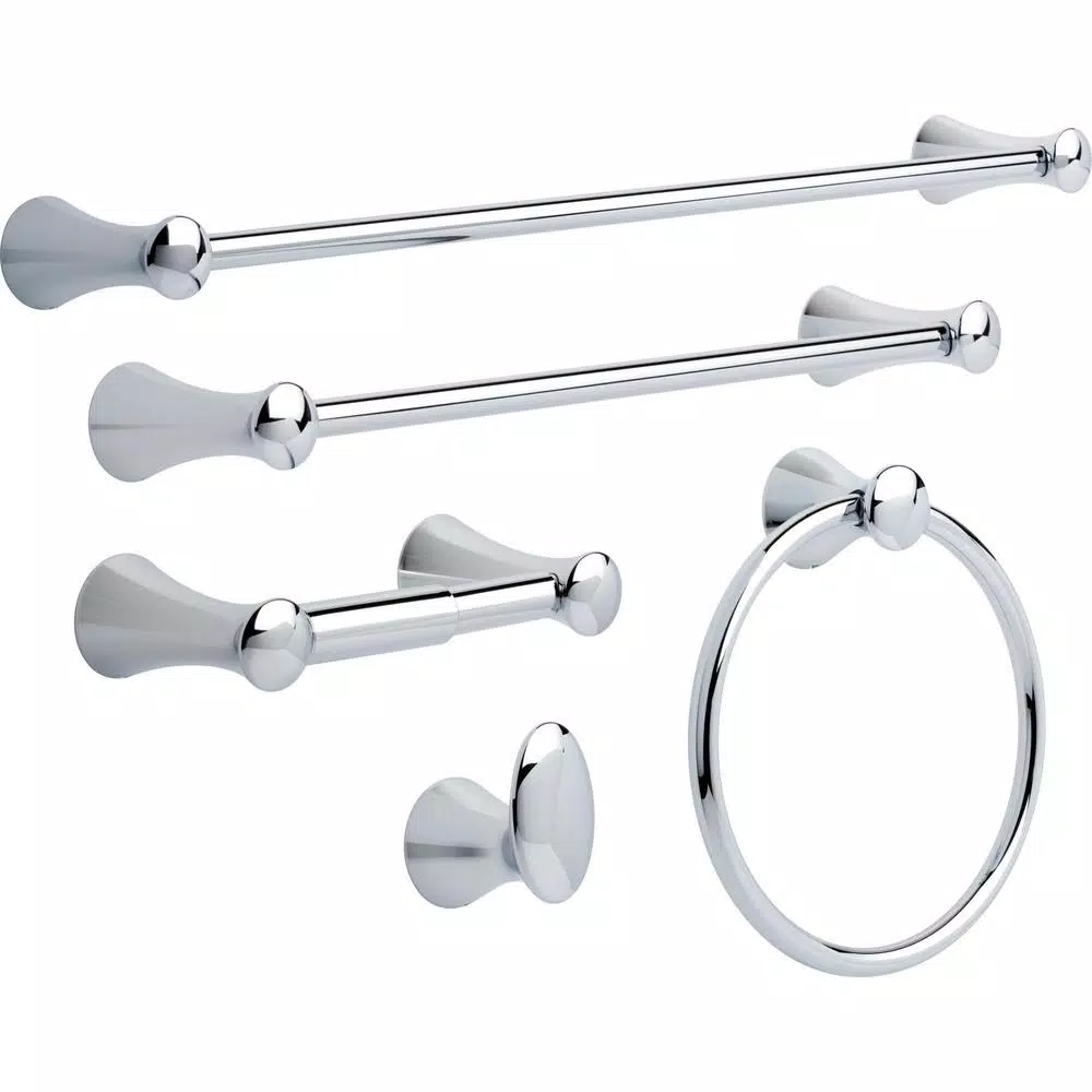 Delta Lahara Polished Chrome Toilet Paper Holder