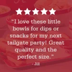 College Kitchen Collection Alabama Crimson Tide 4-Piece Party Bowl Set, Crimson Red thumbnail 5