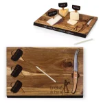 TOSCANA Ratatouille Delio 15 in. Acacia Wood Cheese Board and Tools Set thumbnail 3