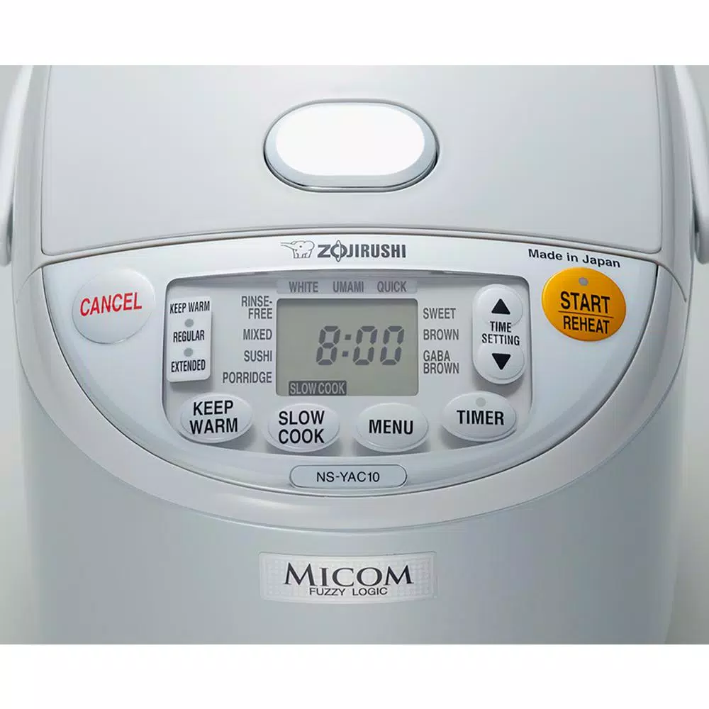 Zojirushi Umami 7-Cup Rice Cooker with Non-Stick Inner Pan, Pearl White