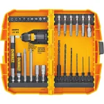 DEWALT 28-Piece Rapid Load Black Oxide Drill Bit Set with Hex-Shank Locking System thumbnail 1